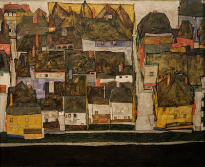 La petite ville - Egon Schiele